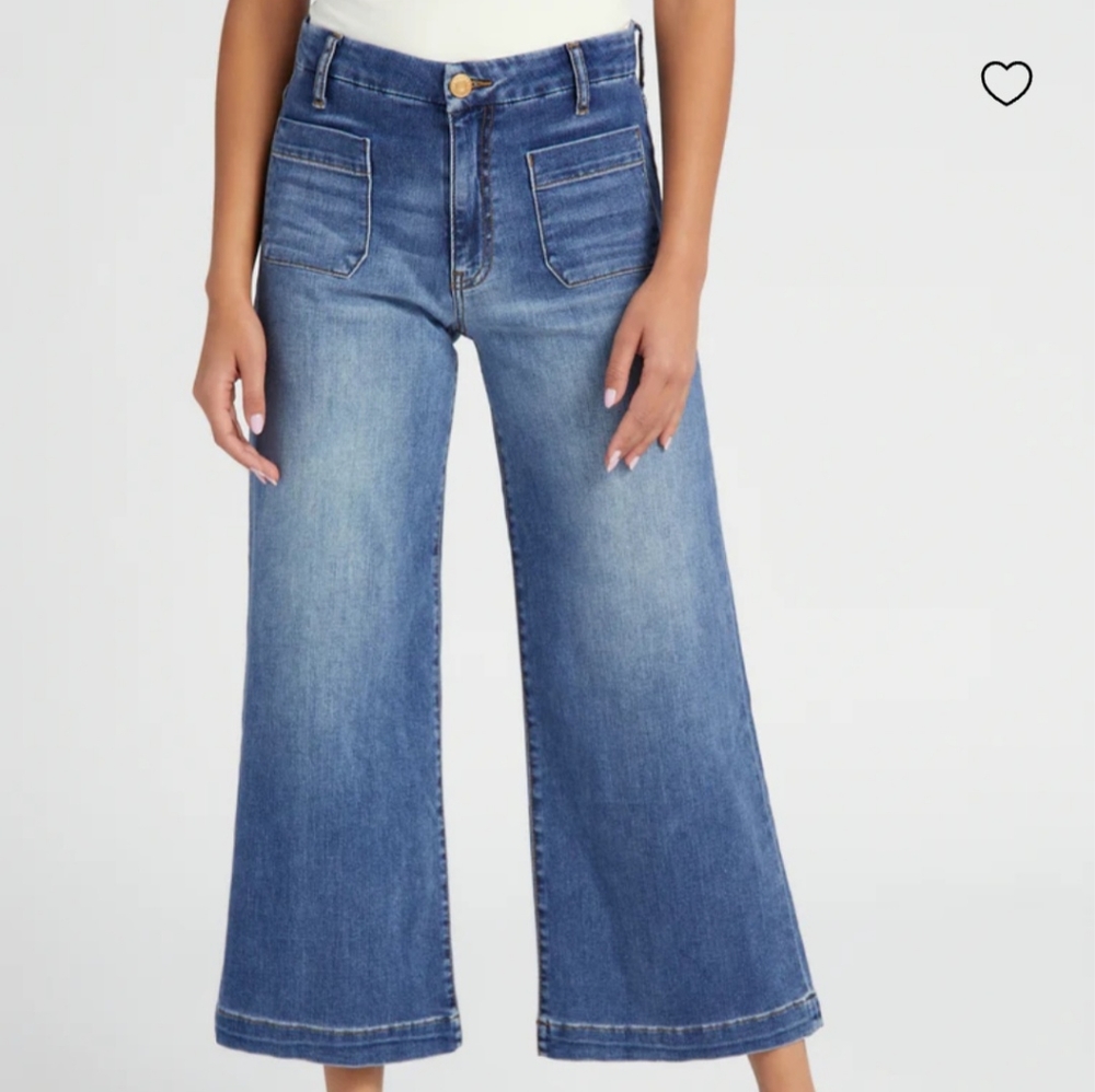 NWT Kut from the Kloth Meg High Rise Wide Leg Jeans